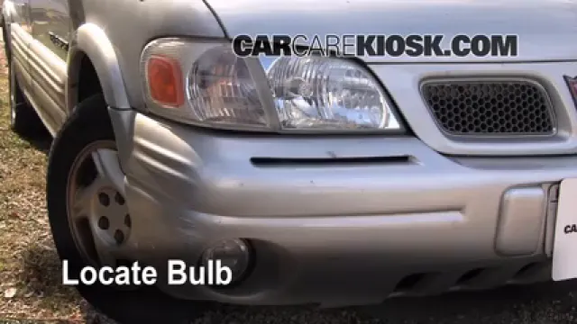 1998 Pontiac Trans Sport Montana 3.4L V6 (4 Door) Éclairage Feu de jour (remplacer l'ampoule)